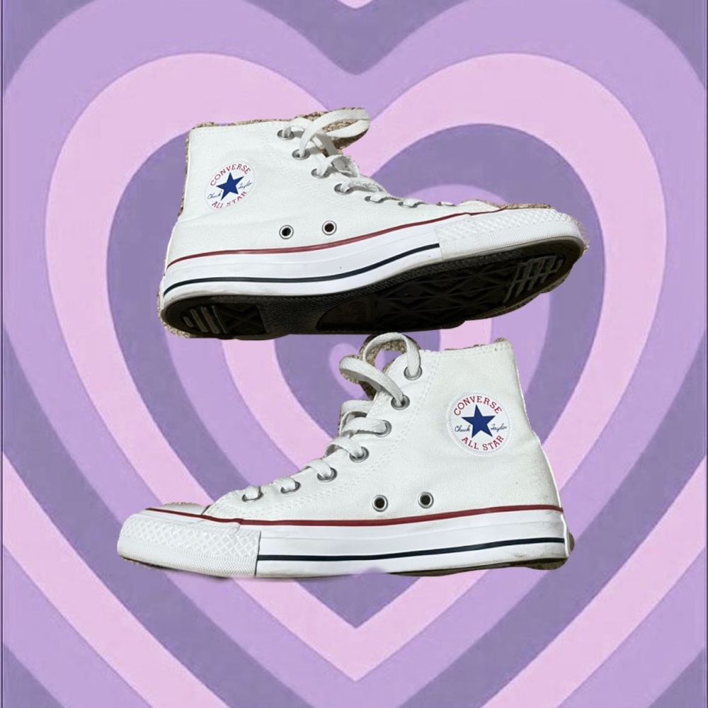 WHITE HIGH TOP CONVERSE